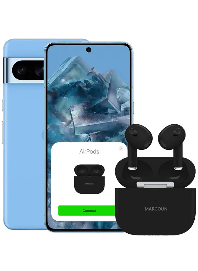 مارجون سماعات رأس بلوتوث Google Pixel 8 Pro مع علبة شحن سماعات أذن لاسلكية من الجيل الثالث سماعات رأس رياضية بتقنية البلوتوث مع صوت ستيريو عالي الدقة وتقليل الضوضاء - Image 1