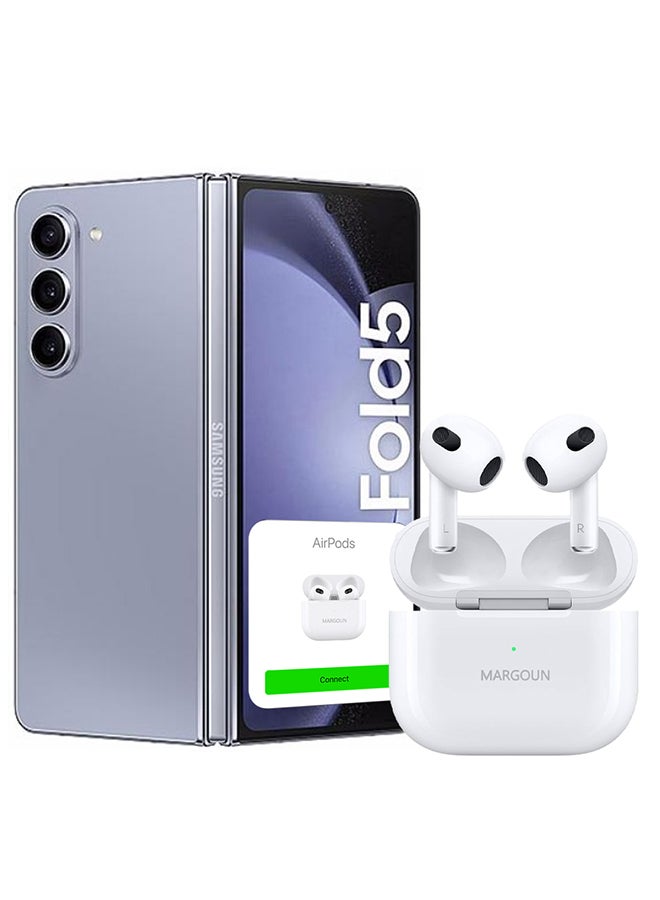 MARGOUN Samsung Galaxy Z Fold5 Bluetooth Headphones With Charging Case Wireless Earbuds 3Rd Generation Bluetooth Sport In-Ear Headphones Hi-Fi Stereo Sound Noise Reduction White - Image 1