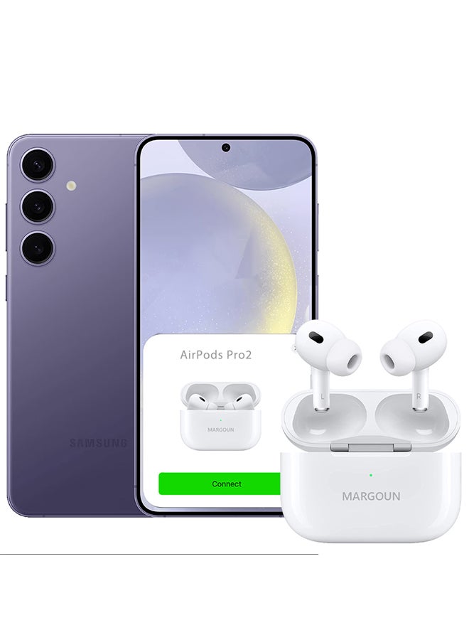 MARGOUN Samsung Galaxy S24 Plus Bluetooth Headphones With Charging Case Wireless Earbuds Pro 2 Bluetooth Sport In-Ear Headphones Hi-Fi Stereo Sound Noise Reduction White - Image 1