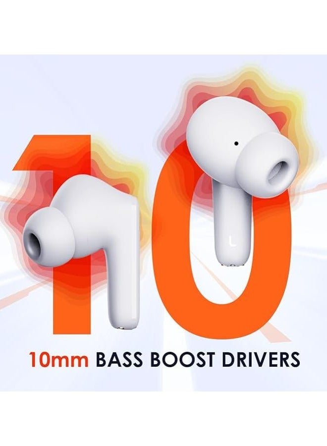 إيتيل سماعات أذن itel T11 لاسلكية حقًا مع وقت تشغيل 40 ساعة، ميكروفون رباعي ENC، IPX5، برامج تشغيل Bass Boost 10 مم، إصدار BT 5.3، شحن سريع - Image 3