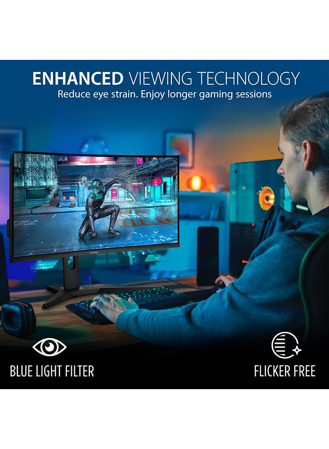 ViewSonic - VX3418-2KPC 34” UWQHD 144Hz Curved Gaming Monitor Black - Image 1