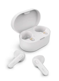 Philips In-Ear True Wireless Earphones, Up to 15 Hours Play Time, AI Mic For Clear Call Quality,IPX4 Splash And Sweat Resistant White  - Image 2