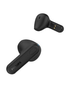 Philips In-Ear True Wireless Earphones, Up to 15 Hours Play Time, AI Mic For Clear Call Quality,IPX4 Splash And Sweat Resistant Black  - Image 1