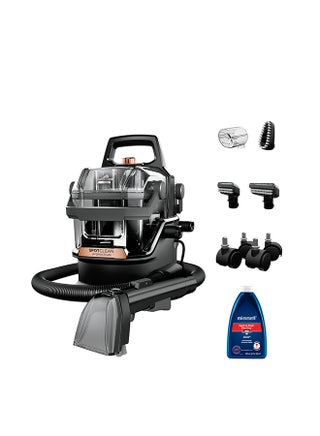 SpotClean HydroSteam 3700E – Portable Deep Cleaner with Hydrosteam Technology, Powerful Stain Removal for Carpets with the power of steam, Upholstery & Hard Surfaces, Compact & Lightweight Design | 1000 W 3700E Black/ Copper Harbor - pnsku/N70050389V/45/_/1749809666/626a2c29-44b7-44b8-b561-3ceff430e547
