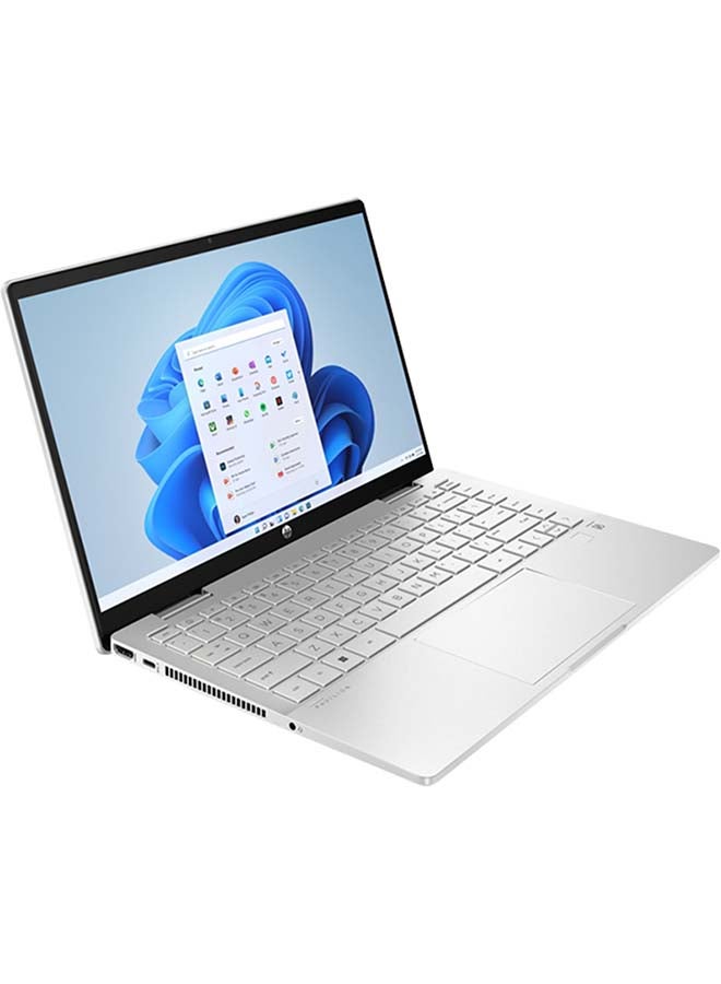 HP (Upgraded Version) Pavilion x360 14-Inch Display, Core i7-1355U Processor/16GB RAM/1TB SSD/Intel Iris XE Graphics/Windows 11 / English/Arabic silver - Image 3