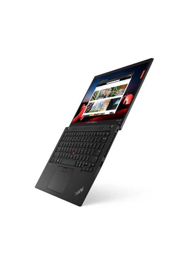 Lenovo ThinkPad T14s Gen3 Laptop With 14-inch WUXGA (1920x1200) IPS Display, Intel Core i7-1355U Processor/16GB RAM DDR5/1TB SSD M.2/Windows 11 Pro/Integrated Intel Iris Xe Graphic/ English/Arabic Deep Black  - Image 4
