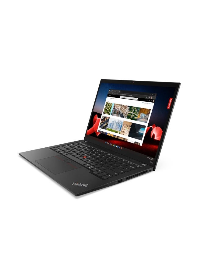Lenovo ThinkPad T14s Gen3 Laptop With 14-inch WUXGA (1920x1200) IPS Display, Intel Core i7-1355U Processor/16GB RAM DDR5/1TB SSD M.2/Windows 11 Pro/Integrated Intel Iris Xe Graphic/ English/Arabic Deep Black  - Image 3