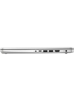 HP 14-Inch Display, Core i3-1215U Processor/8GB RAM/256GB SSD/Intel UHD 600 Graphics/Windows 11 English/Arabic silver  - Image 4