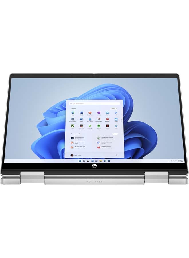 HP Pavilion x360 14-Inch Display, Core i3-1315U Processor/8GB RAM/256GB SSD/Intel UHD 600 Graphics/Windows 11 English/Arabic silver  - Image 4