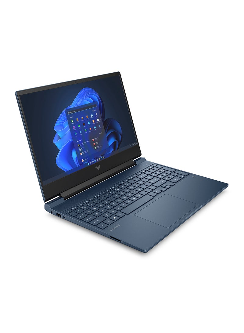 HP - Victus 15-fa0092ne Gaming Laptop With 15.6-Inch Display, Core i5-12450H Processor/16GB RAM/512GB SSD/GeForce RTX 3050 Graphics/Windows 11 English/Arabic Performance Blue - Image 1