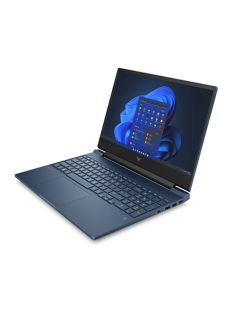 HP - Victus 15-fa0092ne Gaming Laptop With 15.6-Inch Display, Core i5-12450H Processor/16GB RAM/512GB SSD/GeForce RTX 3050 Graphics/Windows 11 English/Arabic Performance Blue - Image 1