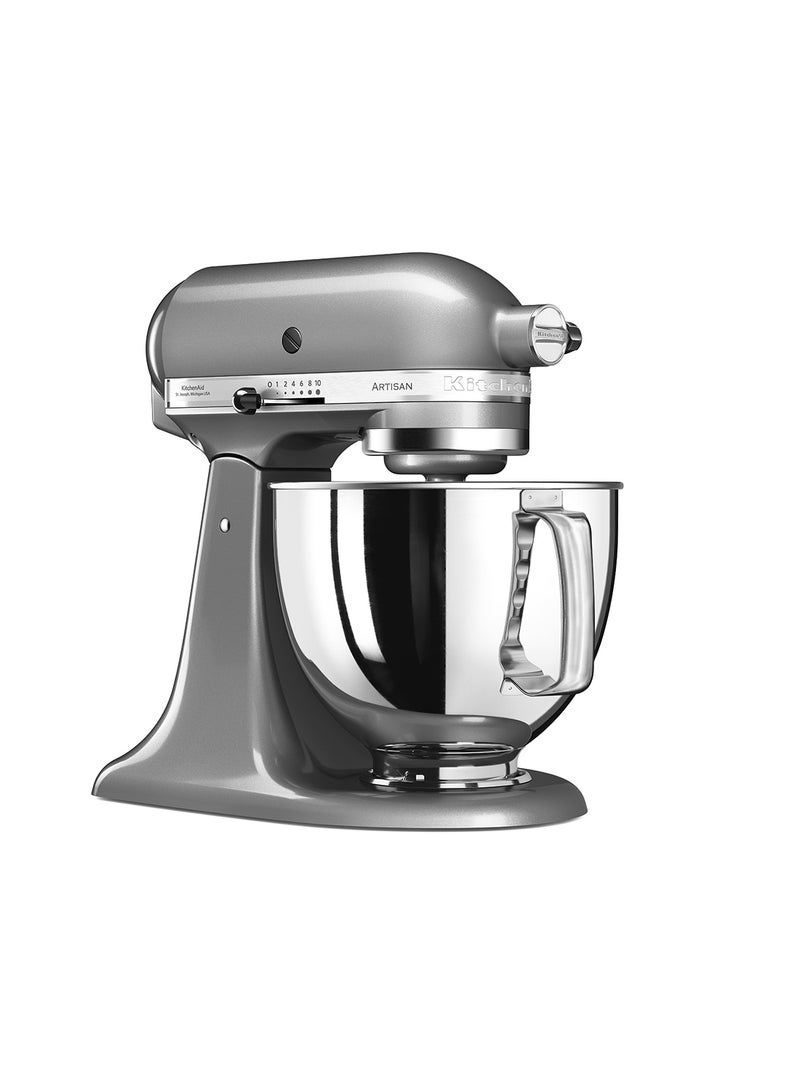 KitchenAid - Artisan Tilt-Head Stand Mixer 4.8 L 300 W 5KSM125BCU Contour Silver - Image 1