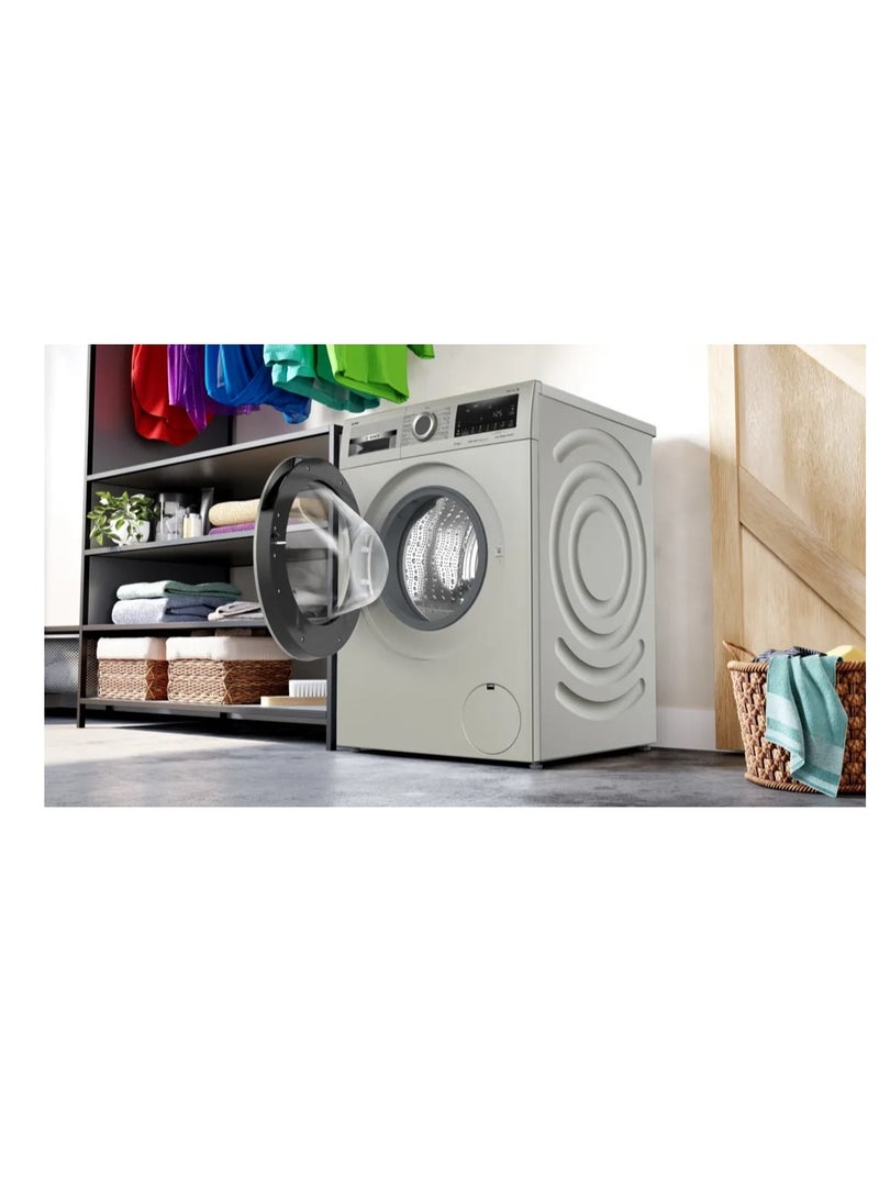 BOSCH - Washing Machine from Bosch Front Load 10 Kg Series 6 Maximum spin speed 1400 rpm LED display Colour Graphite 10 kg 2300 W WGA254AXEG Silver - Image 1