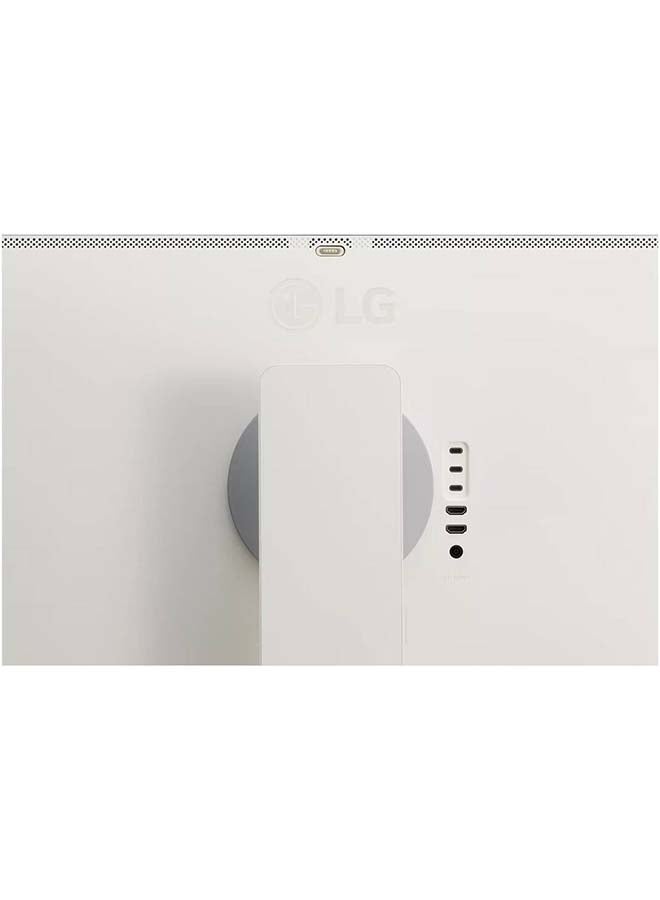 MyView 32-Inch 4K UHD IPS Smart Monitor with FHD Webcam, 5ms (GTG), WebOS 23 & ThinQ Home, AirPlay 2, 1.07B Colors with HDR10, Wi-Fi & BT Connect, & USB Type-C 90W PD | 32SR85U-W White