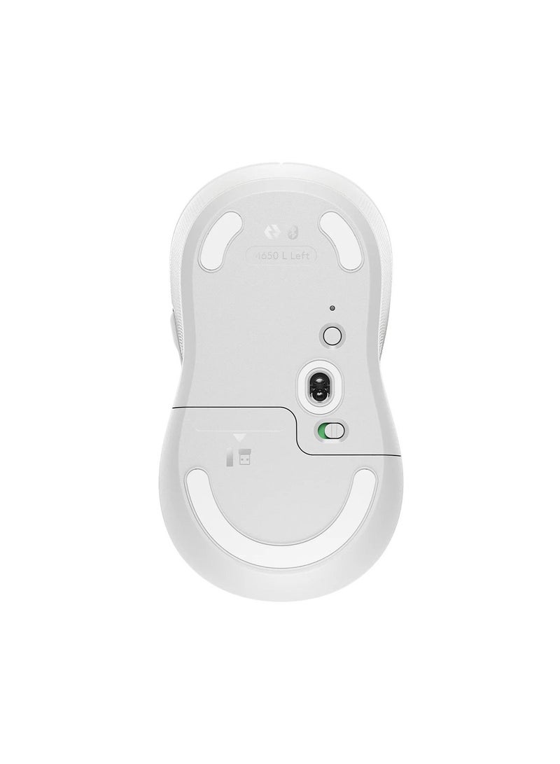 Logitech M650 L Left SIGNATURE Wireless-BT Mouse white - Image 4