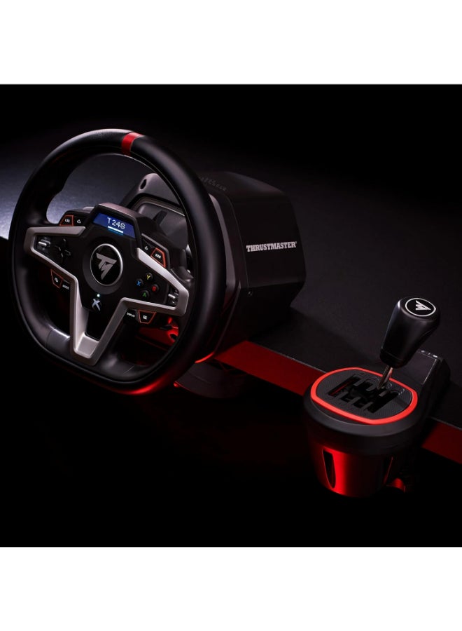 Thrustmaster TH8S Shifter Add-On, 8-Gear Shifter for Racing Wheel, Compatible with PlayStation, Xbox and PC