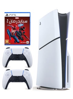 PlayStation 5 Disc Console (Slim) With Extra White Controller And Spiderman 2 - pnsku/N70050686V/45/_/1709287380/09d5a8be-0e1e-4209-8f05-dd7540f49456