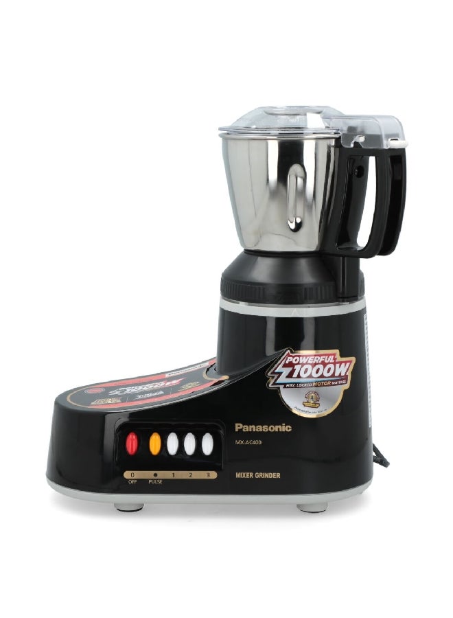 Panasonic Interlocking Safety System Super Mixer Grinder 7 L 1000 W MX-AC400KTZ Black/Silver - Image 1