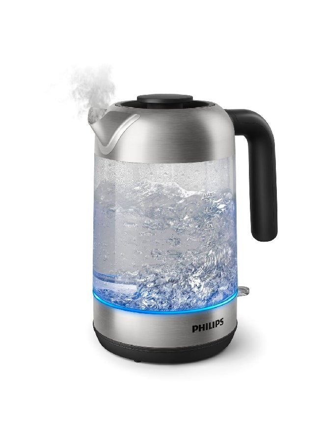 Philips - 5000 Series Contemporary Electric Kettle 1.7 L 2200 W HD9339/81 Silver - Image 1