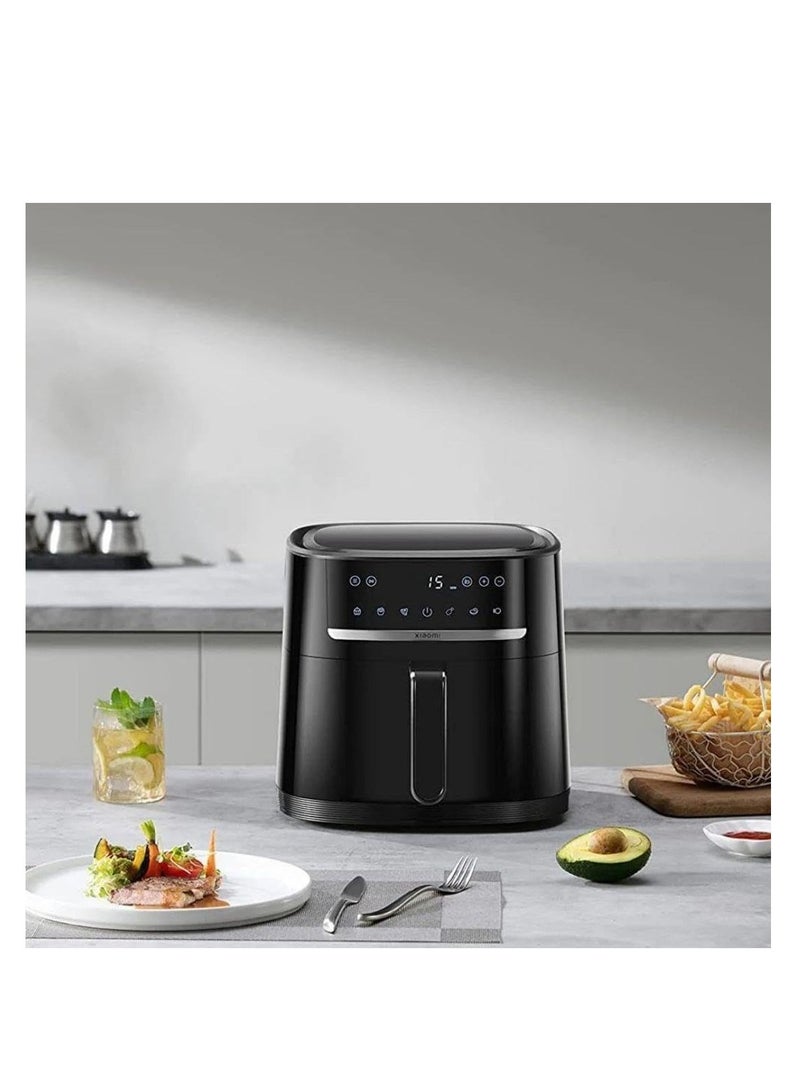 Air Fryer 6L, XXL Hot Air Fryer, 40°-200° Adjustable, 360° Hot Air Circulation, 6 Programmes, Frying Without Oil 6 L 1500 W MAF08 black - pnsku/N70050725V/45/_/1709291033/4c660e20-7926-4b6f-8054-b1566fc75617