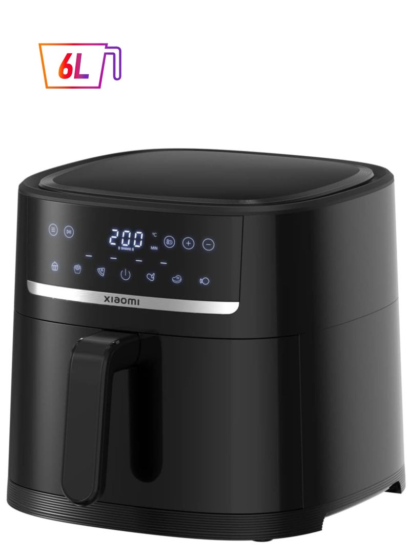 Air Fryer 6L, XXL Hot Air Fryer, 40°-200° Adjustable, 360° Hot Air Circulation, 6 Programmes, Frying Without Oil 6 L 1500 W MAF08 black - pnsku/N70050725V/45/_/1739808216/f1ecf0b1-c6a8-4a58-a04b-fef843746a21