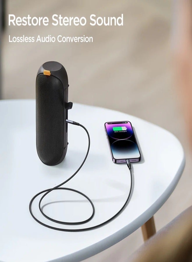 JOYROOM Audio-Transfer Series AUX Audio Cable (Lightning To 3.5Mm) 1.2M Black  - Image 5