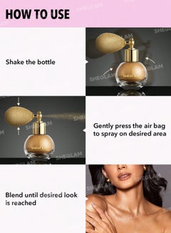 SHEGLAM Go Go Glow Highlighting Body Mist Love Bomb  - Image 5