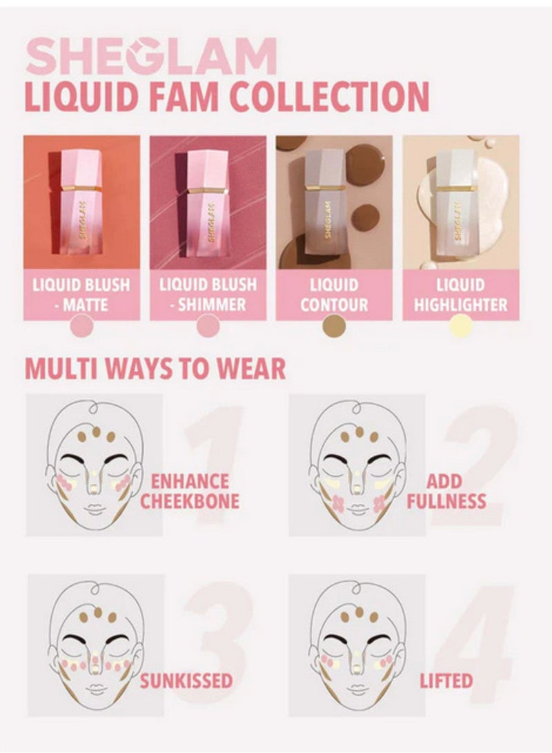 SHEGLAM Sun beam shimmer liquid bronzer Earthy Sepia - Image 5