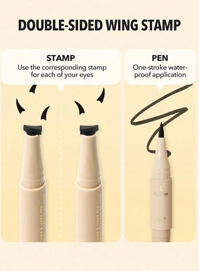 SHEGLAM Eye Stamp Foxy With A Pencil Liner Black  - Image 5