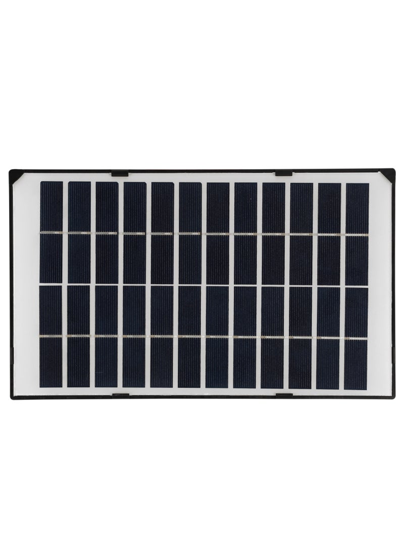 Olsenmark - Olsenmark 12" Rechargeable Table Fan with Solar Panel OMF1848, Working Time up to 10 Hours, 3 Speed Controls and 5 Leaf Blades OMF1848 white - Image 1