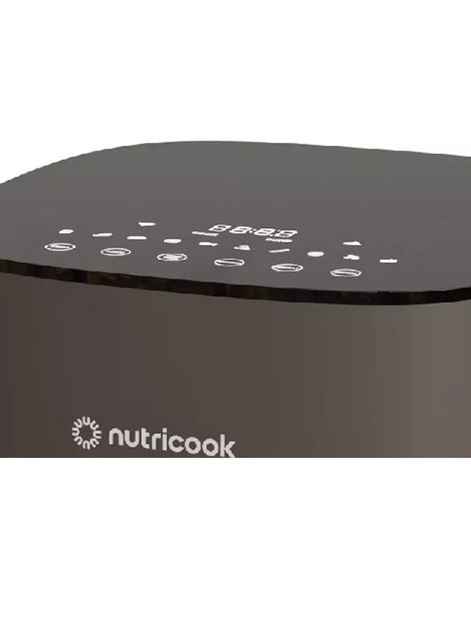 نيوتري كوك - مقلاة هوائية إسينشيالز 5.2 لتر 1500 وات NC-AFE152V-G أسود - Image 1