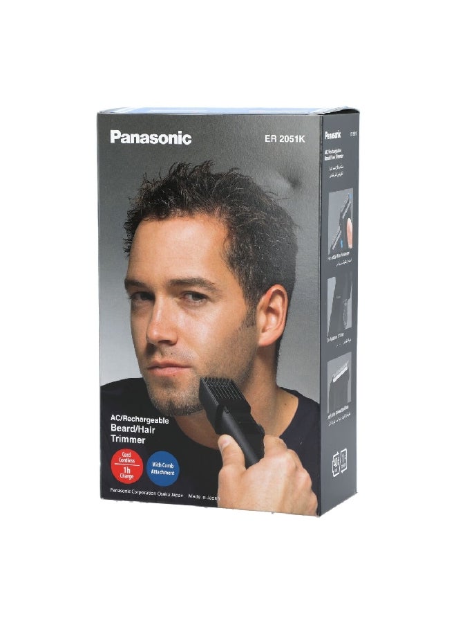 Panasonic 45 Degree Edged Blade Rechargeable Trimmer Black  - Image 5