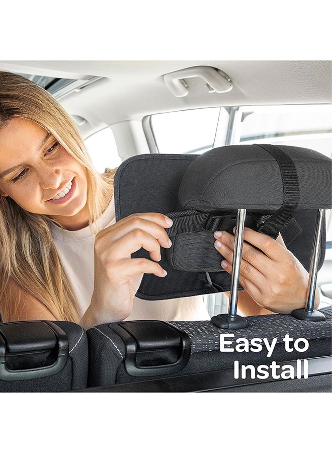 Moon Baby Back Seat Mirror - Universal Fit, Anti-Slip, 360-Degree -Grey  - Image 5