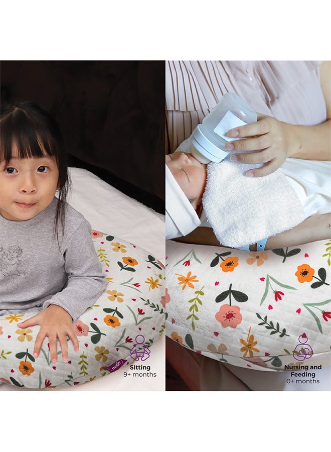 Moon Portable Nursing Breast Feeding Baby Support Pillow Cushion With Washable Zippered Cover  - Image 5