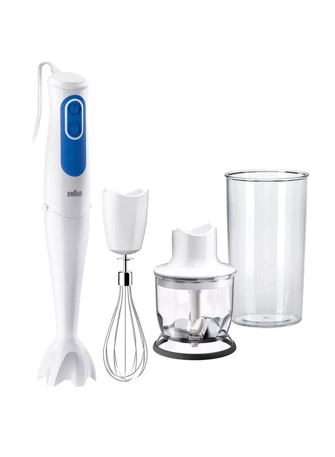 براون دورق خلاط يدوي مالتي كويك 3 سعة 600 مل وقوة 700 وات MQ3025WH/OMELETTE أبيض - Image 1