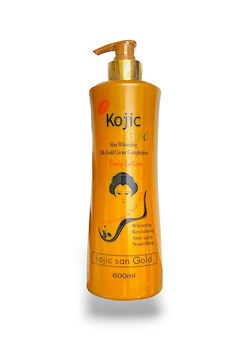 kojie.san - Skin Whitening 24k Gold Caviar Complexion 600ml - Image 1