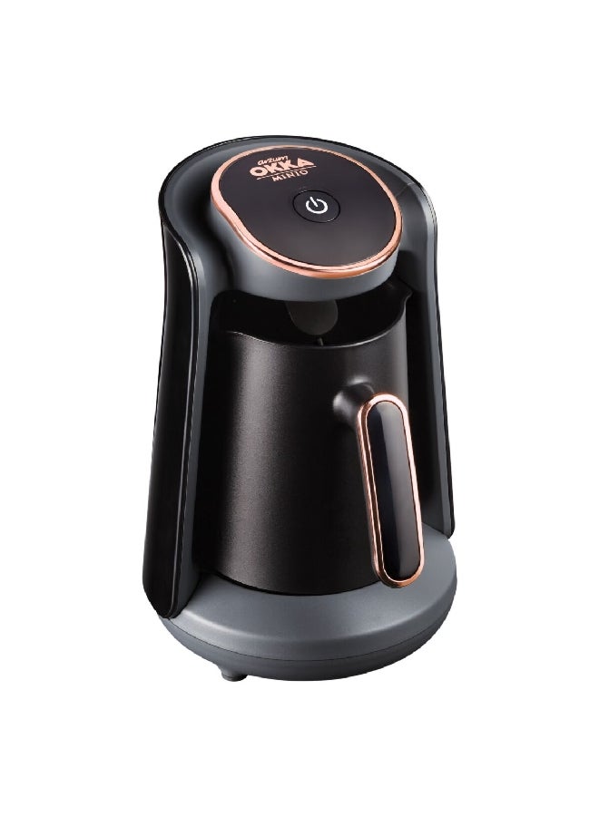 Arzum - 4 Cup Compact Construction Okka Minio Electric Turkish Coffee Maker Black 1 L Ok004 Black - Image 1