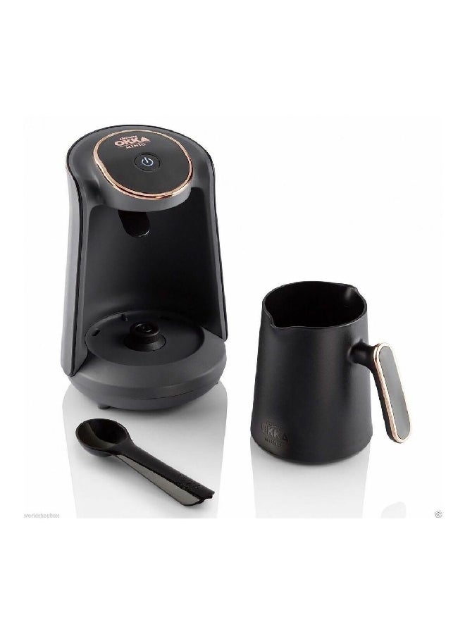 Arzum - 4 Cup Compact Construction Okka Minio Electric Turkish Coffee Maker Black 1 L Ok004 Black - Image 1