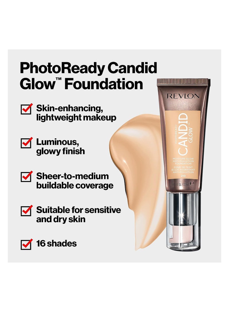 ريفلون كريم أساس PhotoReady Candid Glow Moisture رقم 440 - Image 3