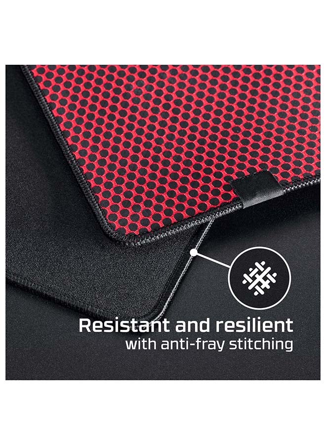هايبركس لوحة ماوس الألعاب HyperX Pulsefire Mat - متوسطة الحجم - سطح قماشي دقيق - خياطة مقاومة للتآكل - قاعدة مطاطية غير قابلة للانزلاق - Image 2
