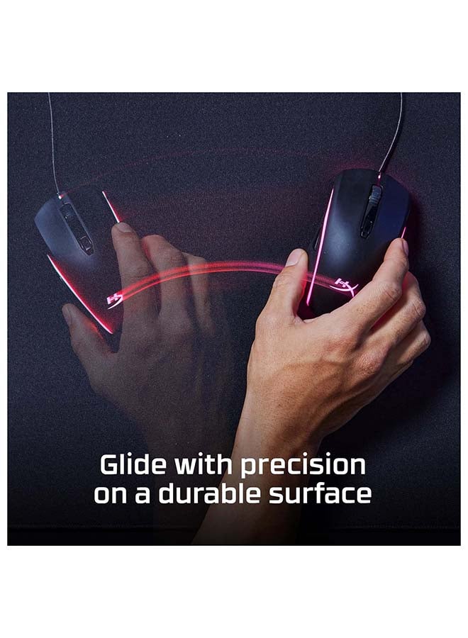 هايبركس لوحة ماوس الألعاب HyperX Pulsefire Mat - متوسطة الحجم - سطح قماشي دقيق - خياطة مقاومة للتآكل - قاعدة مطاطية غير قابلة للانزلاق - Image 3