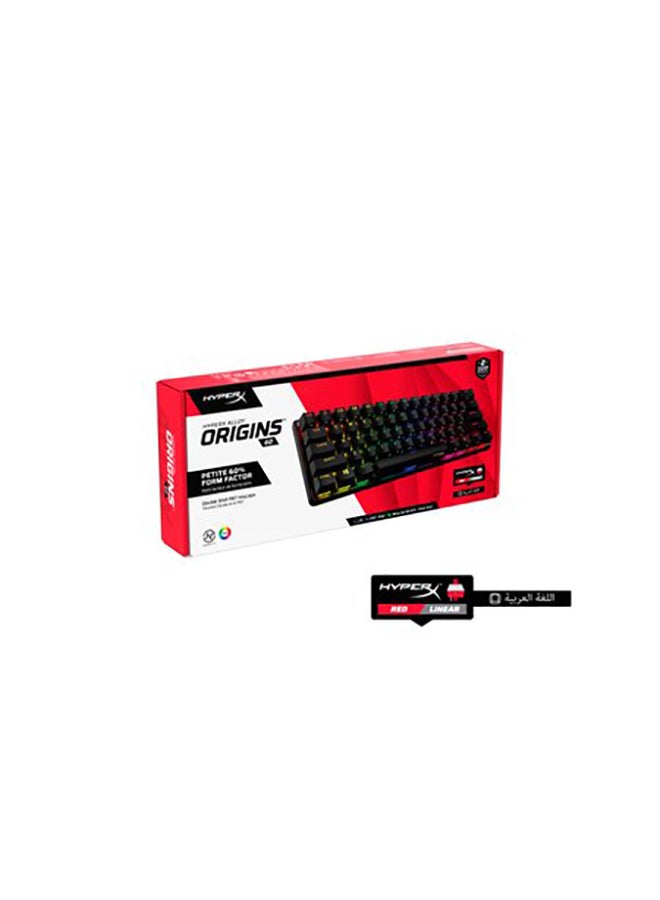 هايبركس - لوحة مفاتيح الألعاب الميكانيكية Hyperx Alloy Origins 60 - Image 1