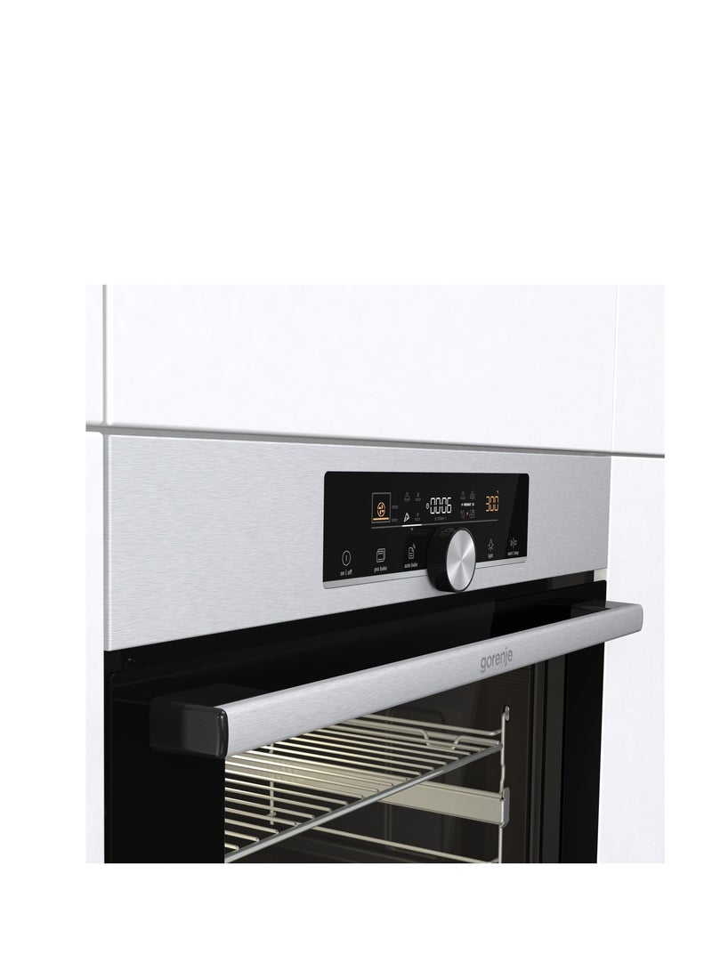 Gorenje Electric Built in oven With Grill from Gorenje 77 liter 60 cm Stainless Steel BOS6747A01X BOS6747A01X Silver - Image 3