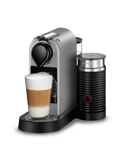 Nespresso Touch Button Citiz and Milk 19 Bar Coffee Machine 1.8 L C122/C123 Silver  - Image 1