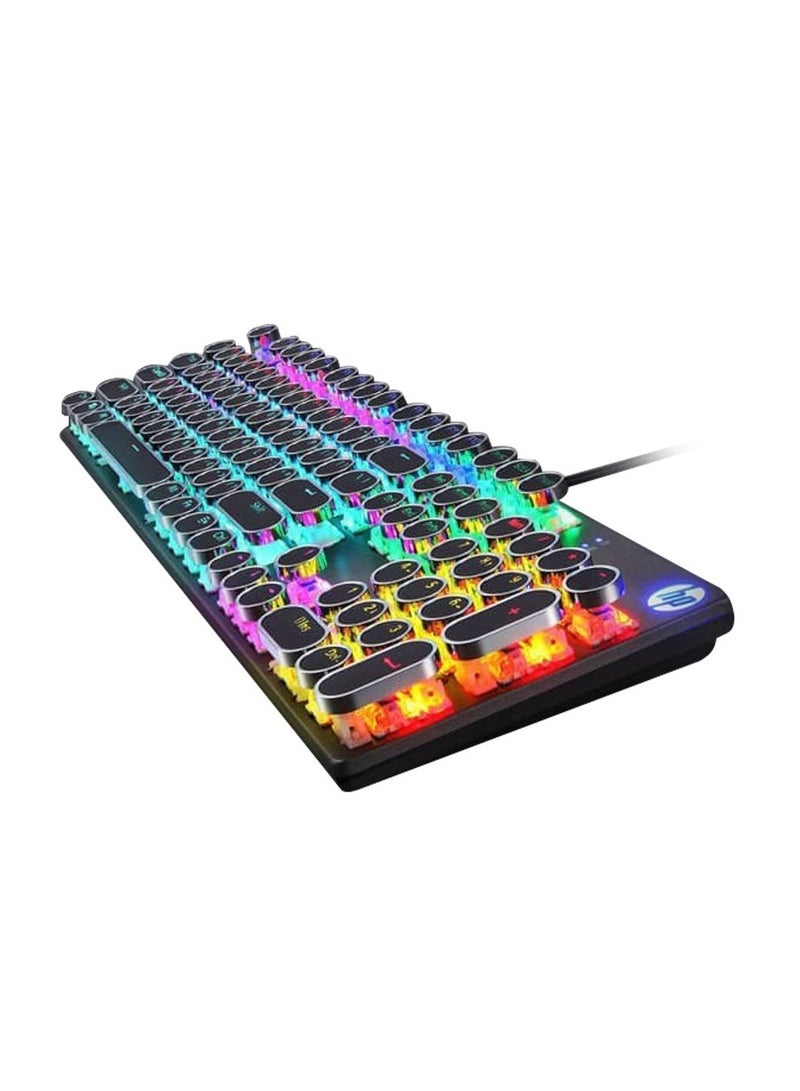 HP MECHANICAL GAMING KEYBOARD GK400Y (BLUE SWITCH) BLACK - Image 2