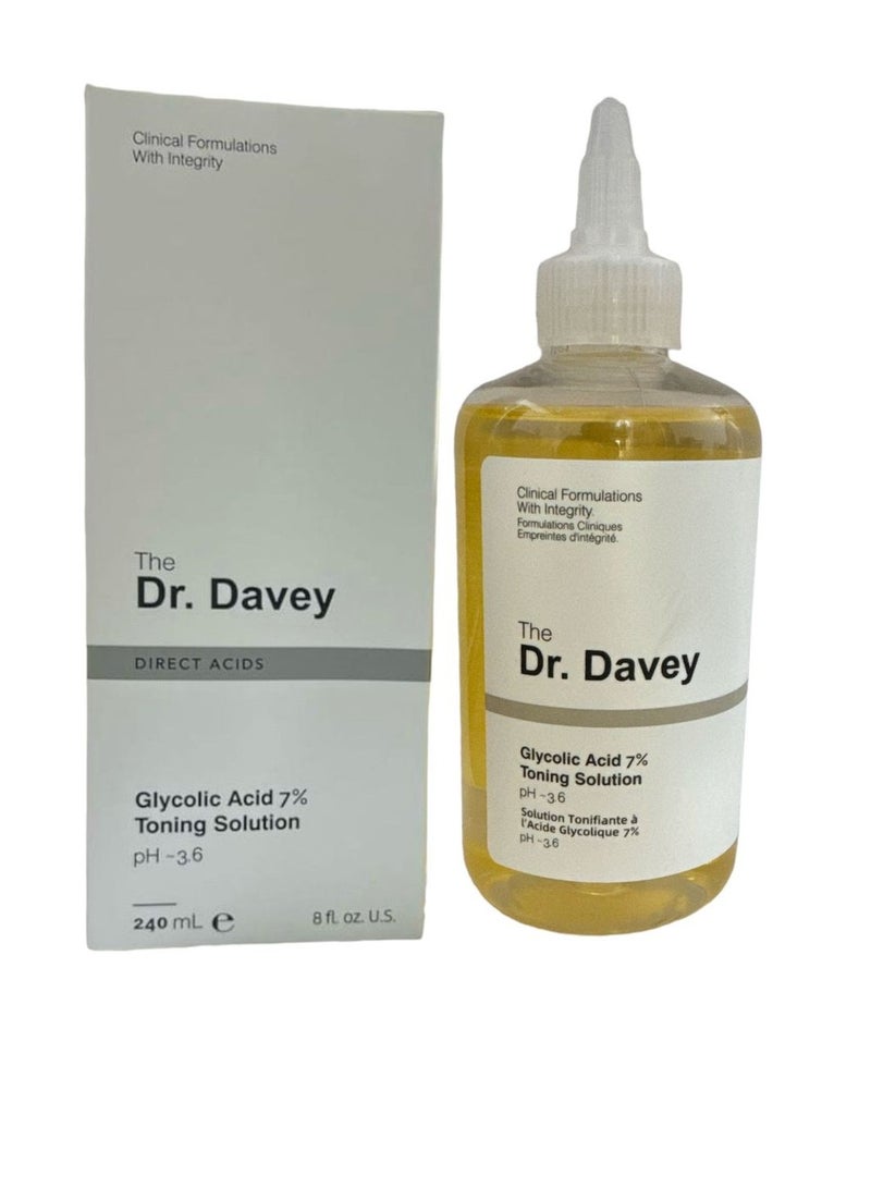DR. DAVEY Glycolic Acid 7% Toning Solution 240ml