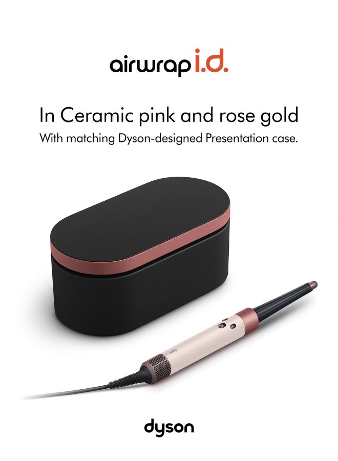 مجفف ومصفف شعر طويل متعدد الاستخدامات من إيروراب، مصنوع من السيراميك - إصدار محدود باللونين الوردي والذهبي الوردي