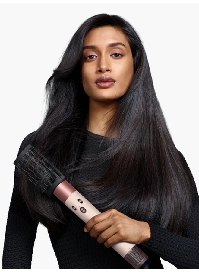 مجفف ومصفف شعر طويل متعدد الاستخدامات من إيروراب، مصنوع من السيراميك - إصدار محدود باللونين الوردي والذهبي الوردي