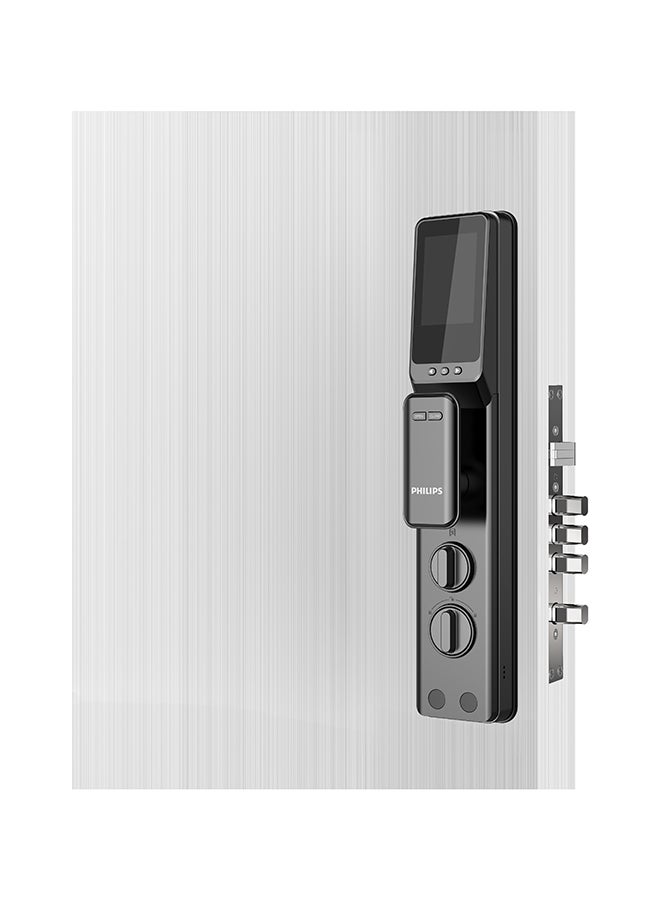 Philips - Smart Lock  Digital Lock Auto-lock App Alarming Fingerprint Hidden Keypad Video Communication Black 422.5 x 81 x 58.81mm - Image 1