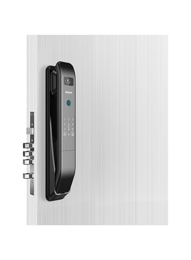 Philips - Smart Lock  Digital Lock Auto-lock App Alarming Fingerprint Hidden Keypad Video Communication Black 422.5 x 81 x 58.81mm - Image 1